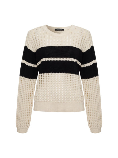 Sanctuary Clothing Best Price - Sporty Openwork Popover Collagen with Black