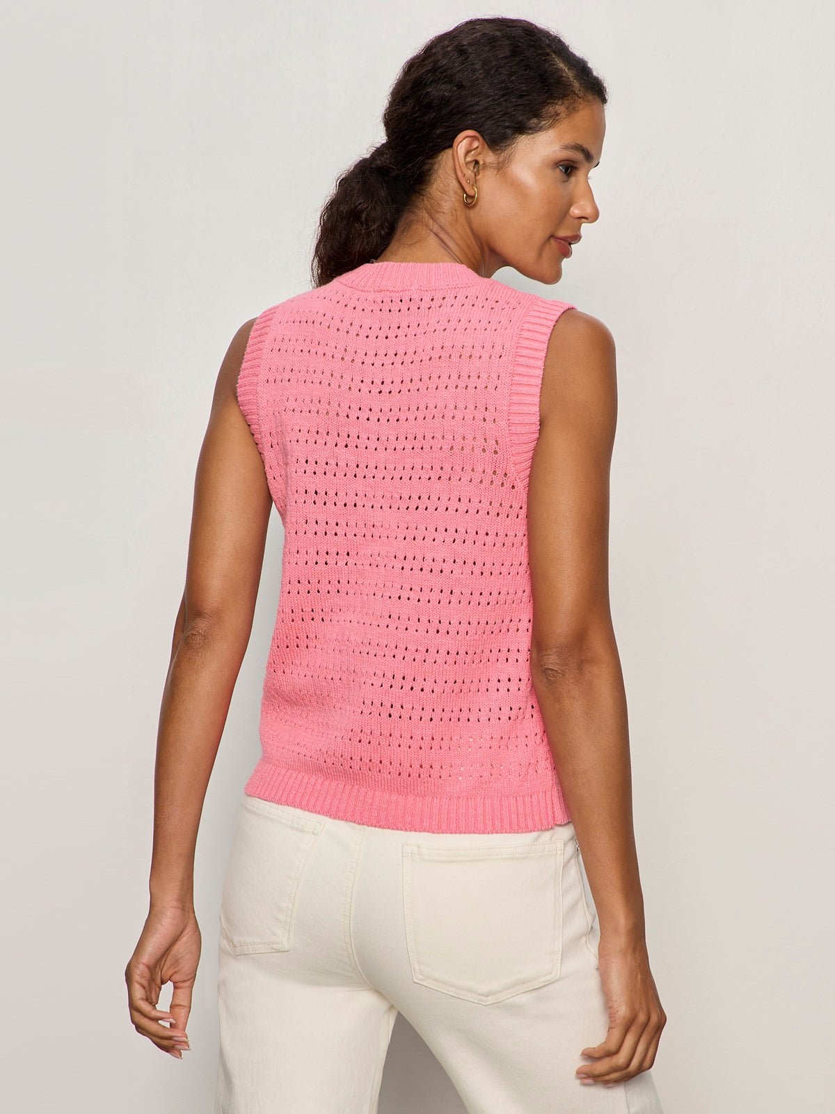 Sanctuary Clothing Sale - POINTELLE SHELL BLOOM PINK