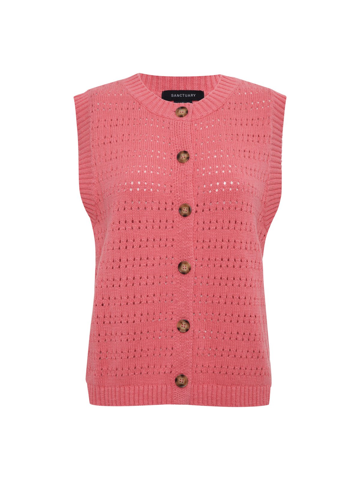 Sanctuary Clothing Sale - POINTELLE SHELL BLOOM PINK