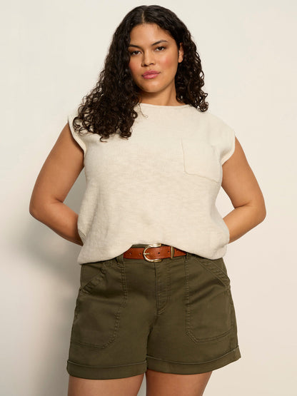 Sanctuary Clothing Essential - Easy Sweater Tee Collagen Extended Sizing