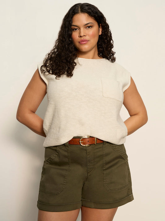 Sanctuary Clothing Essential - Easy Sweater Tee Collagen Extended Sizing