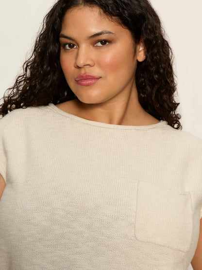 Sanctuary Clothing Essential - Easy Sweater Tee Collagen Extended Sizing