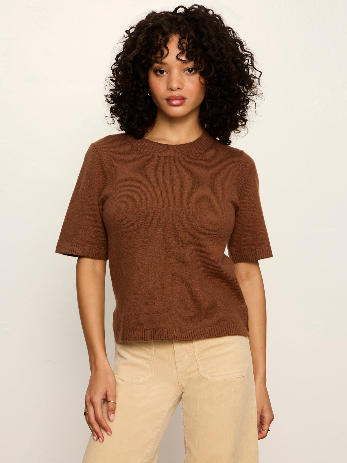 Sanctuary Clothing Premium - Perfect Sweater Tee Cocoa Powder