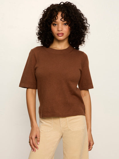 Sanctuary Clothing Premium - Perfect Sweater Tee Cocoa Powder
