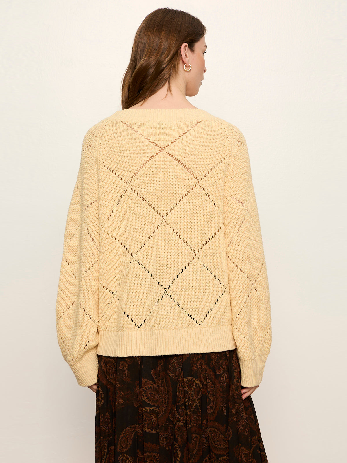 Sanctuary Clothing Sale - Diamond Stitch Popover Light Goldie