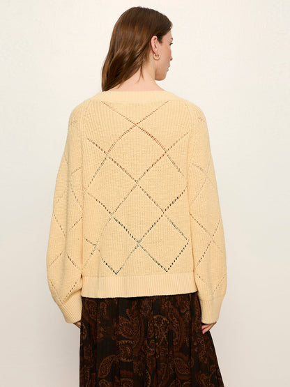 Sanctuary Clothing Sale - Diamond Stitch Popover Light Goldie