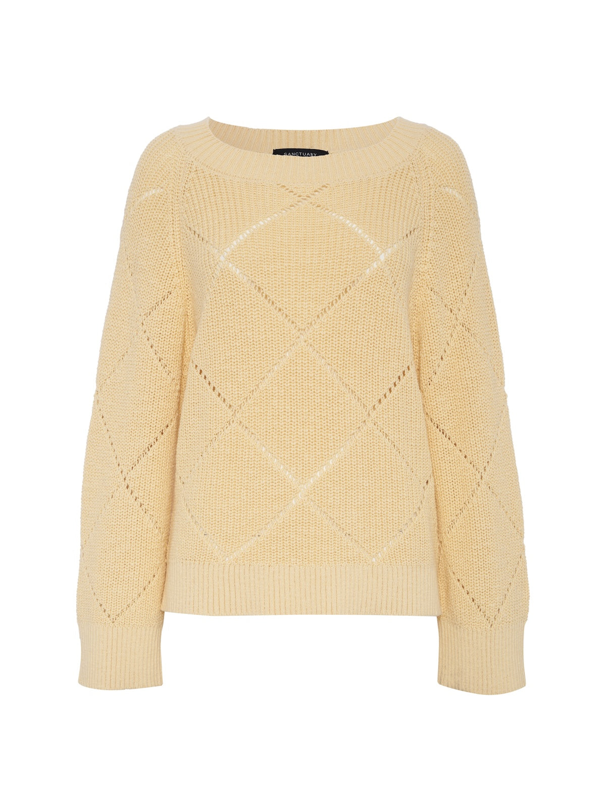 Sanctuary Clothing Sale - Diamond Stitch Popover Light Goldie