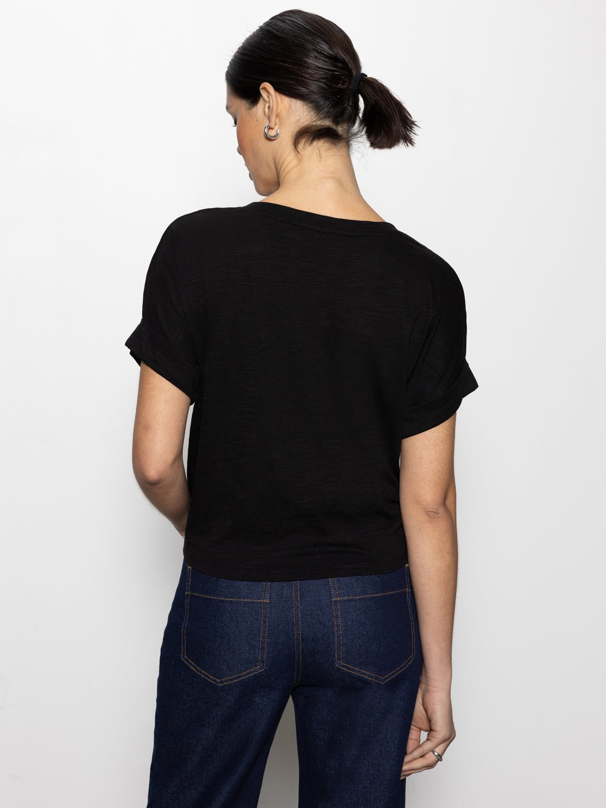 Sanctuary Clothing Customer Favorite - ALL DAY TIE TEE BLACK