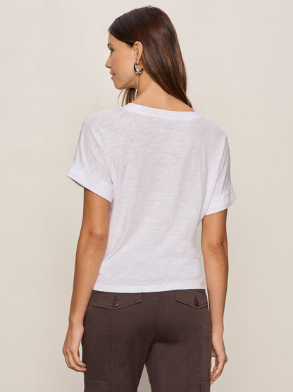 Sanctuary Clothing Hot Sale - ALL DAY TIE TEE WHITE