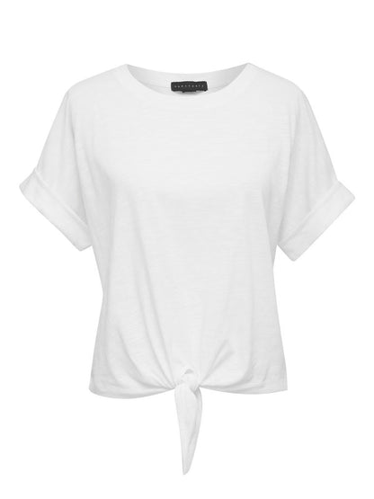 Sanctuary Clothing Hot Sale - ALL DAY TIE TEE WHITE