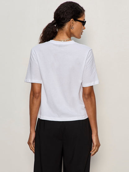 Sanctuary Clothing Special Offer - TUCK IT UNDER TEE WHITE
