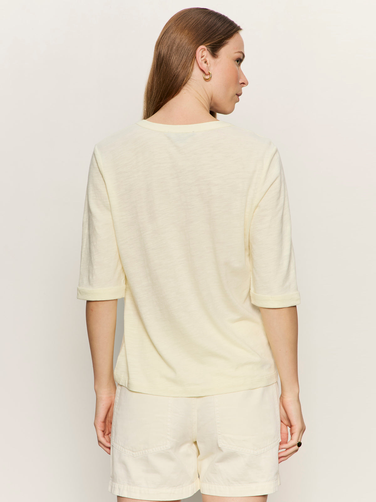 Sanctuary Clothing Best Price - ROLLED SLEEVE TEE LEMON DROP