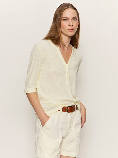 Sanctuary Clothing Best Price - ROLLED SLEEVE TEE LEMON DROP