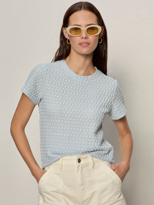 Sanctuary Clothing Exclusive - PUCKER UP PERFECT TEE BLUE AURA