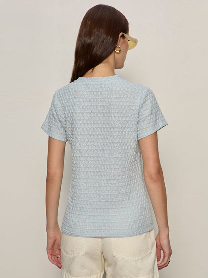 Sanctuary Clothing Exclusive - PUCKER UP PERFECT TEE BLUE AURA
