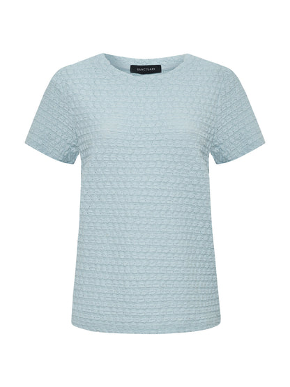 Sanctuary Clothing Exclusive - PUCKER UP PERFECT TEE BLUE AURA