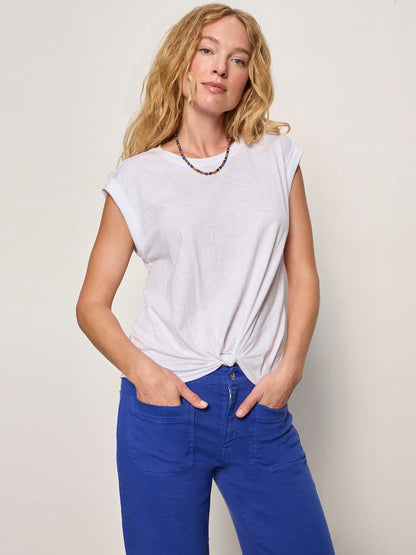 Sanctuary Clothing Latest - Knotted Muscle Tee White