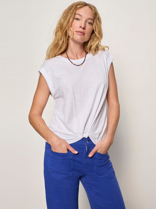 Sanctuary Clothing Latest - Knotted Muscle Tee White