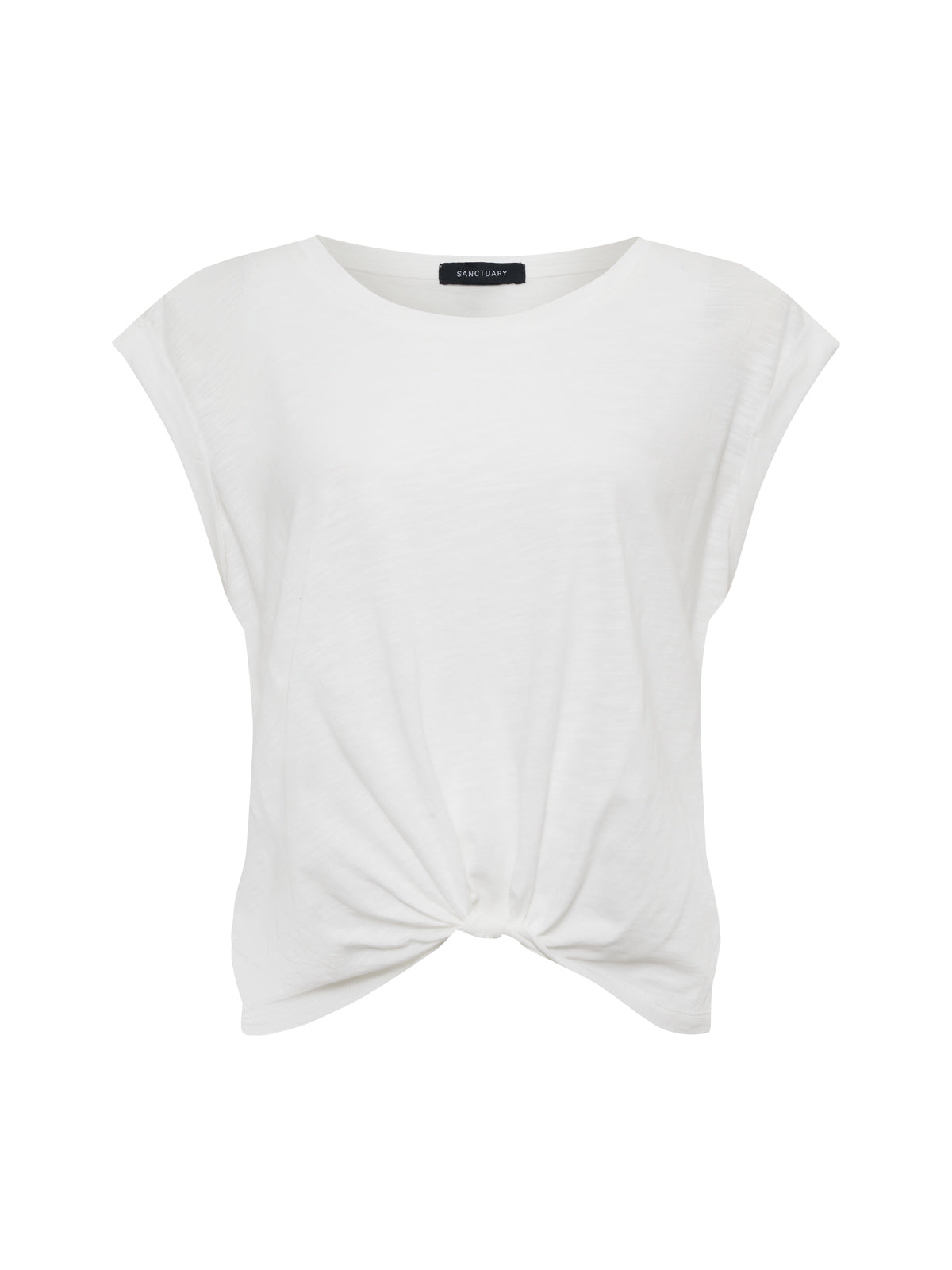 Sanctuary Clothing Latest - Knotted Muscle Tee White