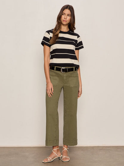 Sanctuary Clothing Sale - Timeless Tee Vanilla Creme/Black Stripe