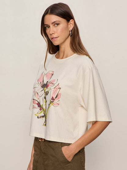 Sanctuary Clothing New - BELLE ARTIST TEE FLEUR