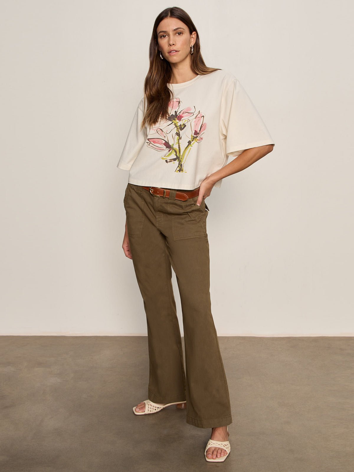 Sanctuary Clothing New - BELLE ARTIST TEE FLEUR