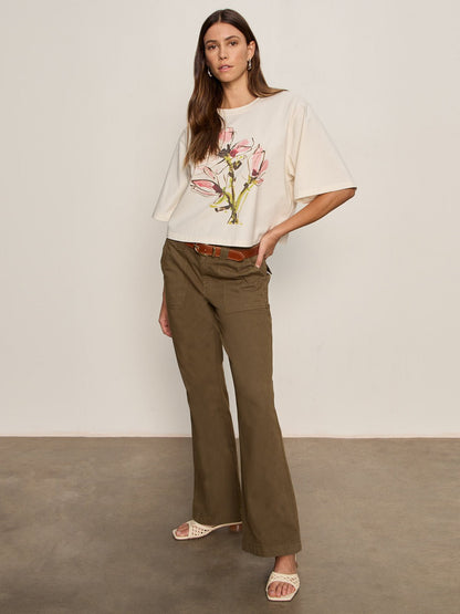 Sanctuary Clothing New - BELLE ARTIST TEE FLEUR