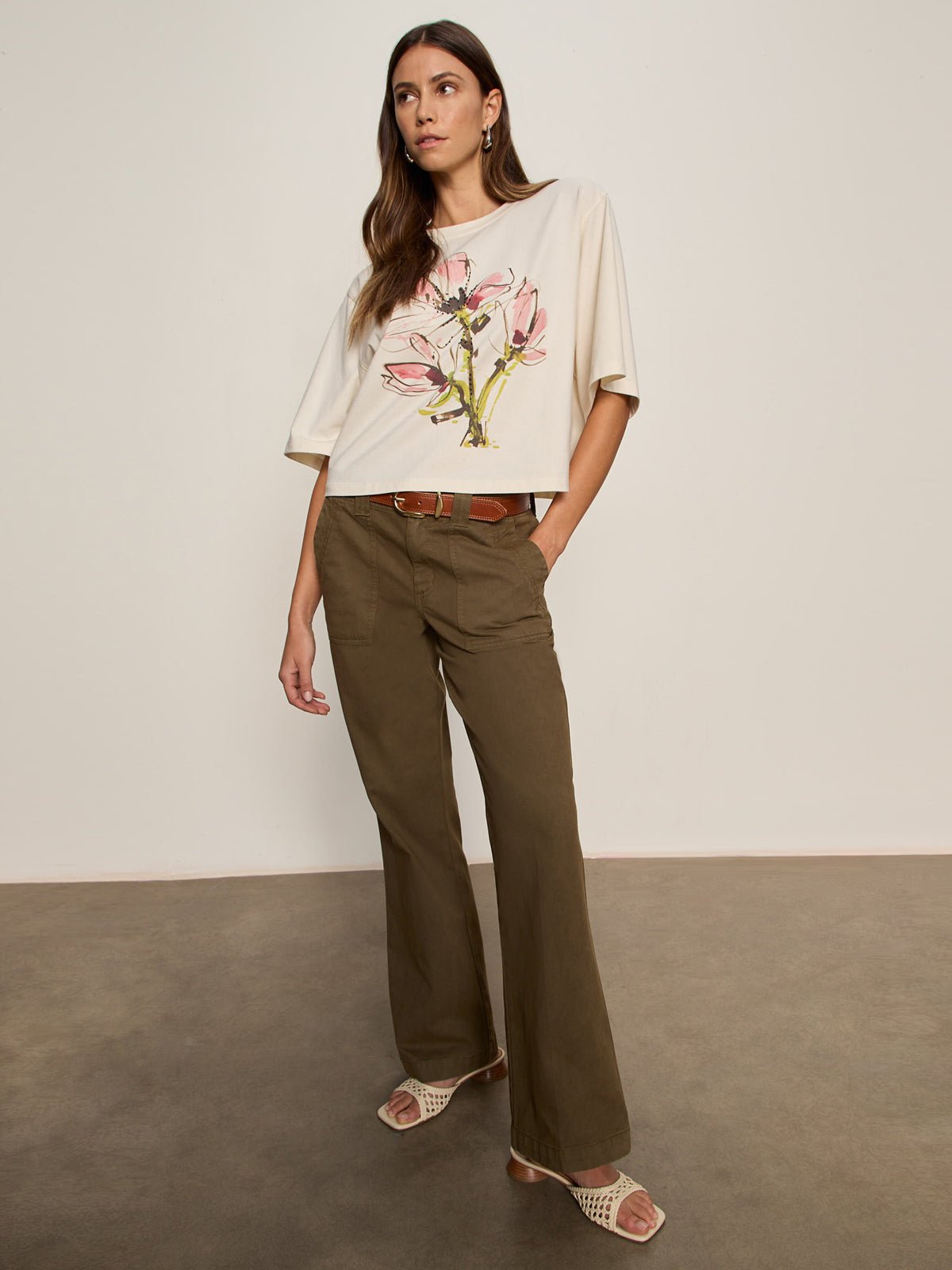 Sanctuary Clothing New - BELLE ARTIST TEE FLEUR
