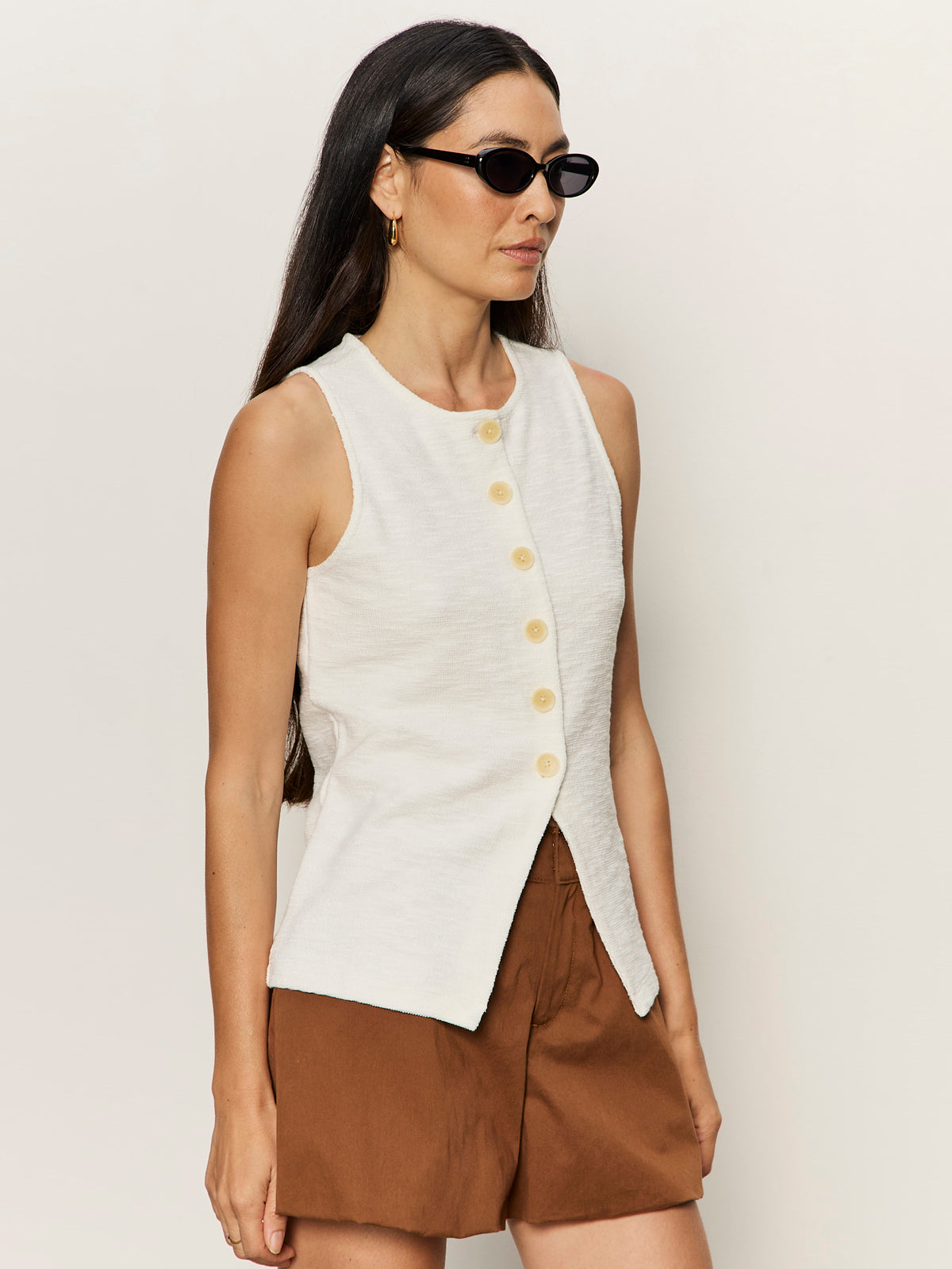 Sanctuary Clothing Trending - NOTHING EXTRA KNIT VEST CHALK