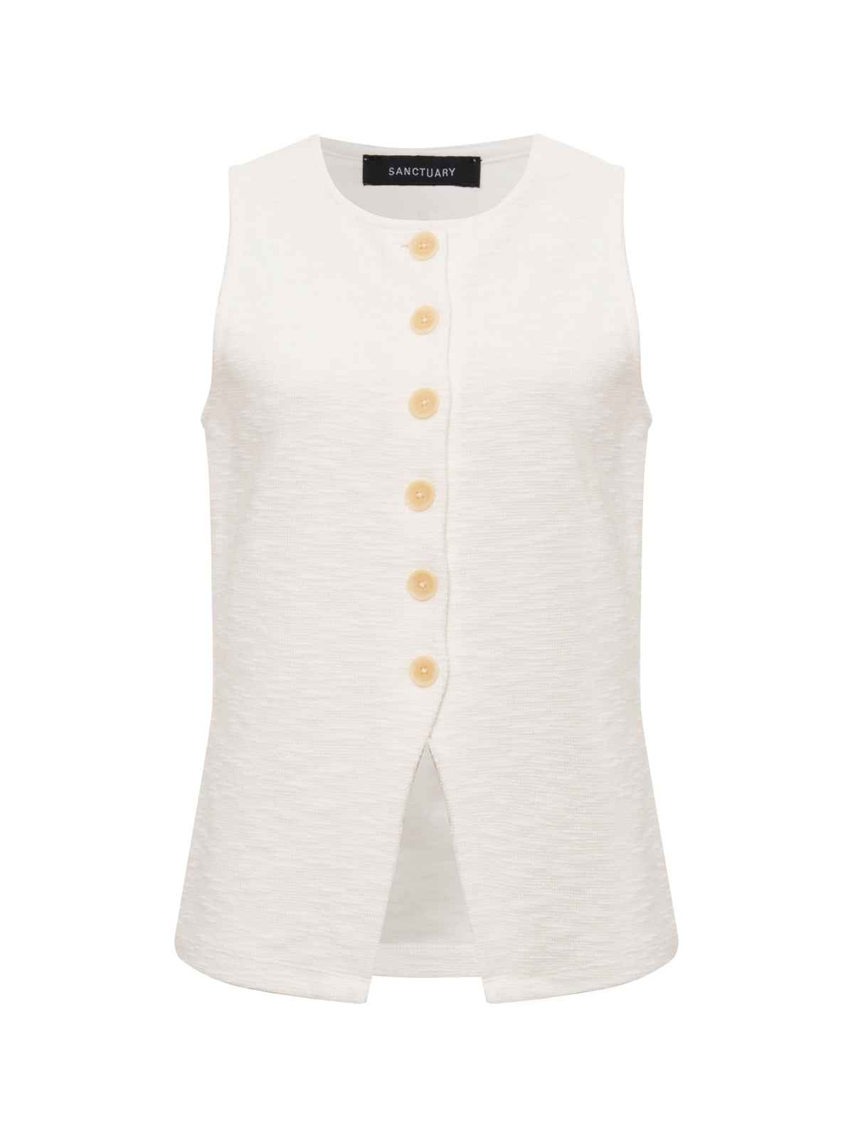 Sanctuary Clothing Trending - NOTHING EXTRA KNIT VEST CHALK