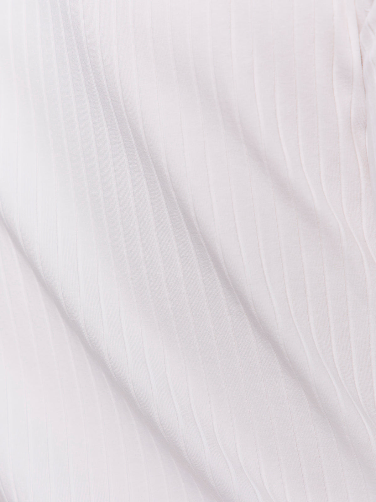 Sanctuary Clothing Classic - BOATNECK RIBBED TOP WHITE