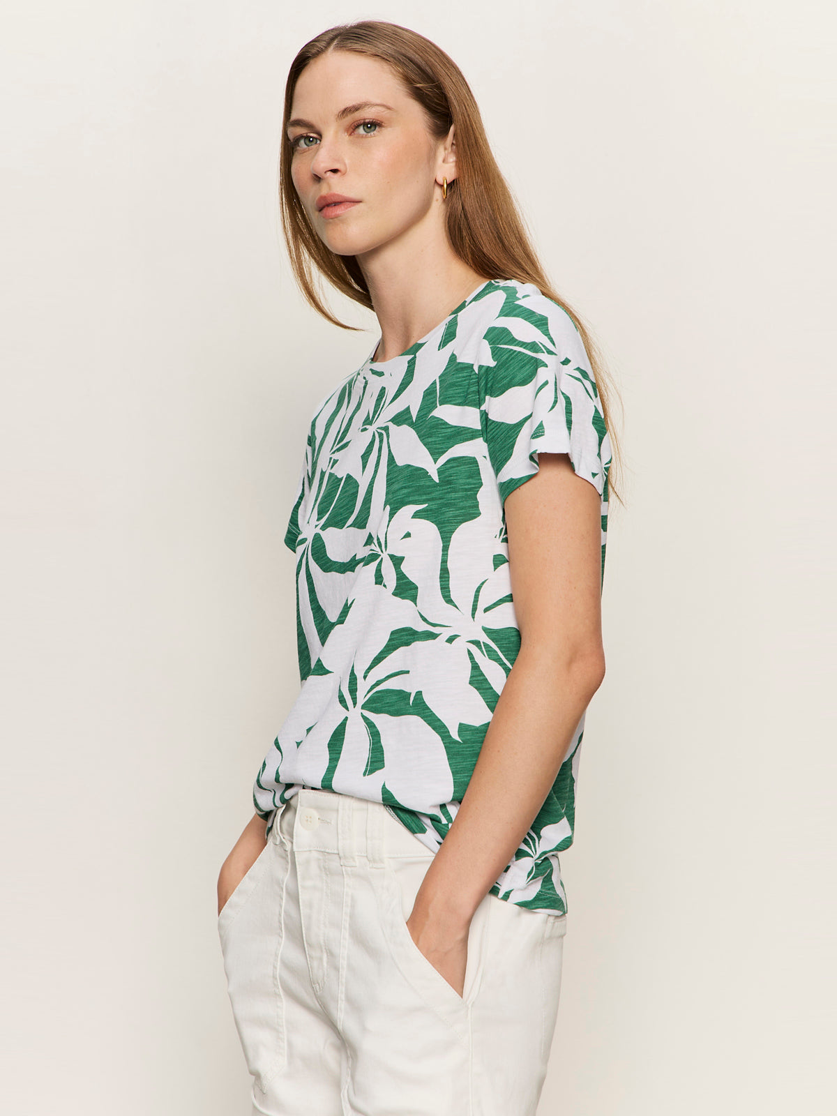 Sanctuary Clothing Trusted - THE PERFECT TEE GREEN INKED IMPRESSIONS