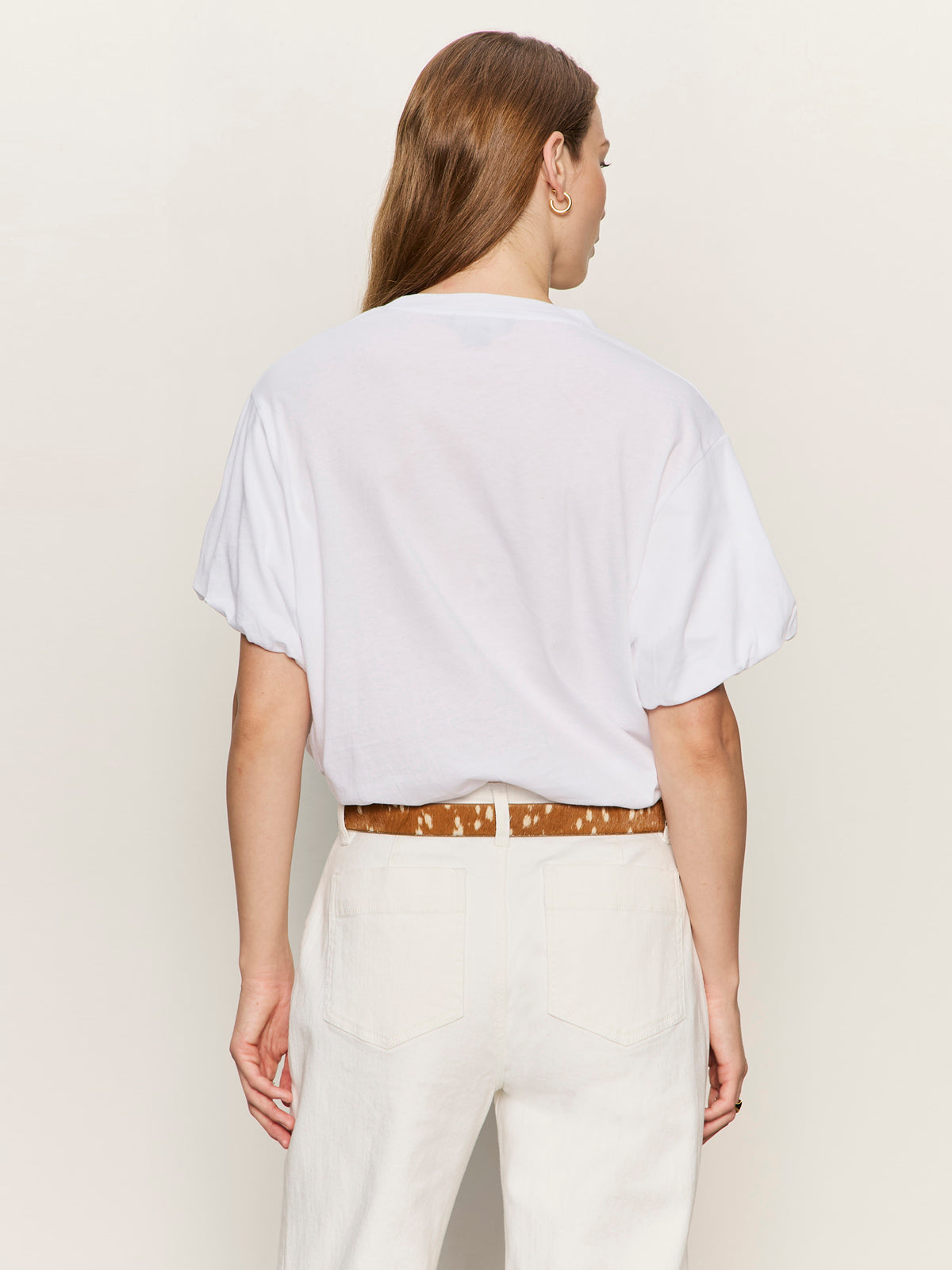 Sanctuary Clothing Great Value - PLEAT BUBBLE TEE WHITE