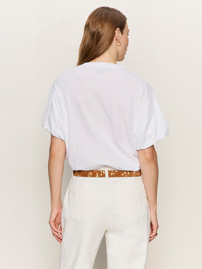 Sanctuary Clothing Great Value - PLEAT BUBBLE TEE WHITE