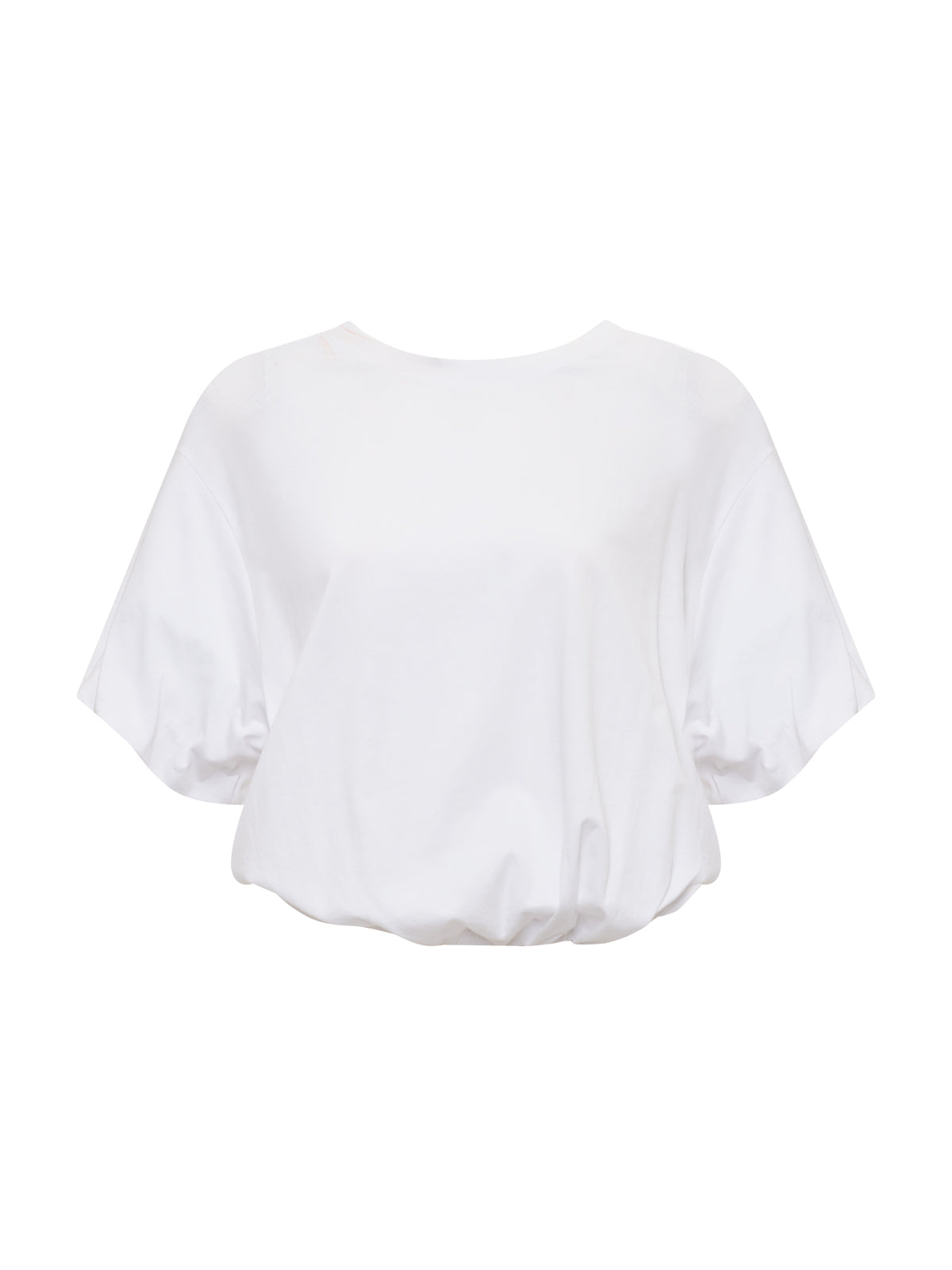 Sanctuary Clothing Great Value - PLEAT BUBBLE TEE WHITE