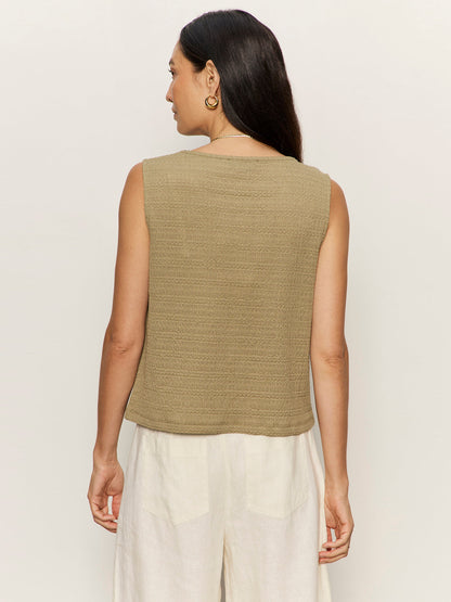 Sanctuary Clothing Sale - TEXTURED VACATION SHELL COVERT GREEN