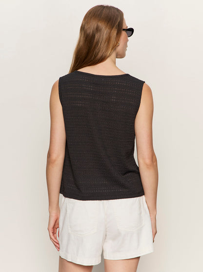 Sanctuary Clothing Sale - TEXTURED VACATION SHELL BLACK