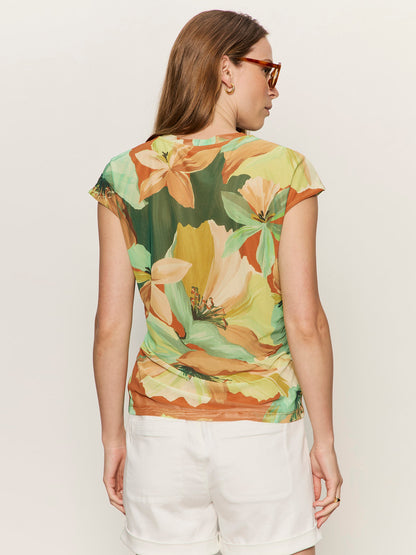 Sanctuary Clothing Premium - RUCHED MUSCLE TANK GREEN HOUSE