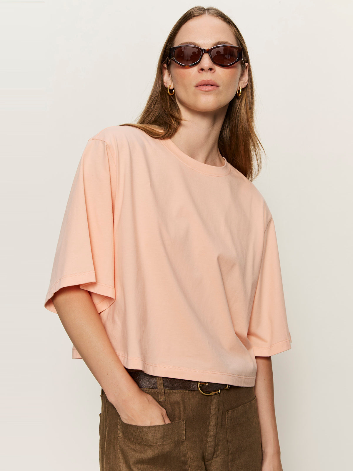 Sanctuary Clothing Trending - BELLE TEE WASHED SALMON