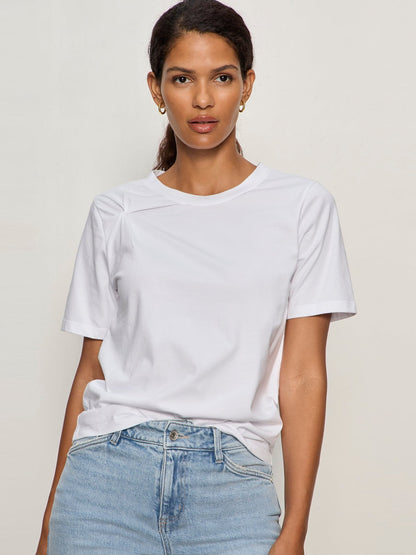 Sanctuary Clothing Deals - SOFT TWIST TEE WHITE