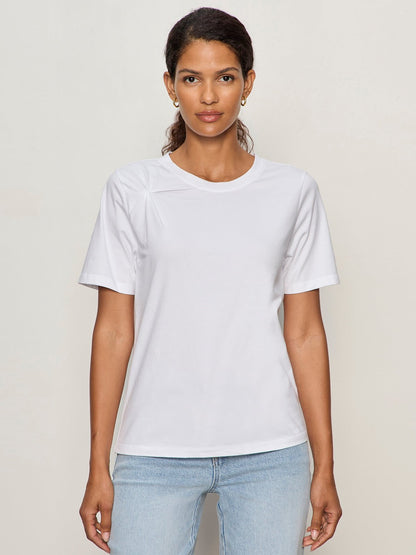 Sanctuary Clothing Deals - SOFT TWIST TEE WHITE