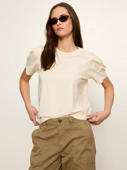 Sanctuary Clothing Discount - PLEATED TEE COLLAGEN