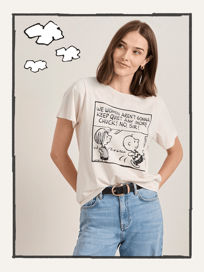 Sanctuary Clothing Hot Sale - AREN'T GONNA KEEP QUIET TEE PINK MILK