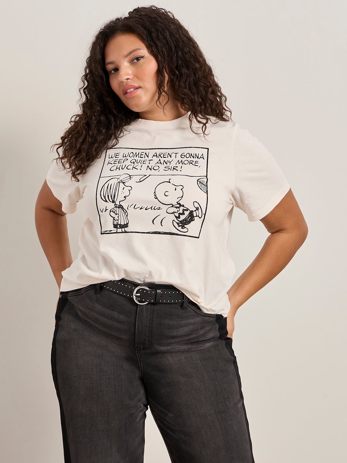 Sanctuary Clothing Hot Sale - AREN'T GONNA KEEP QUIET TEE PINK MILK