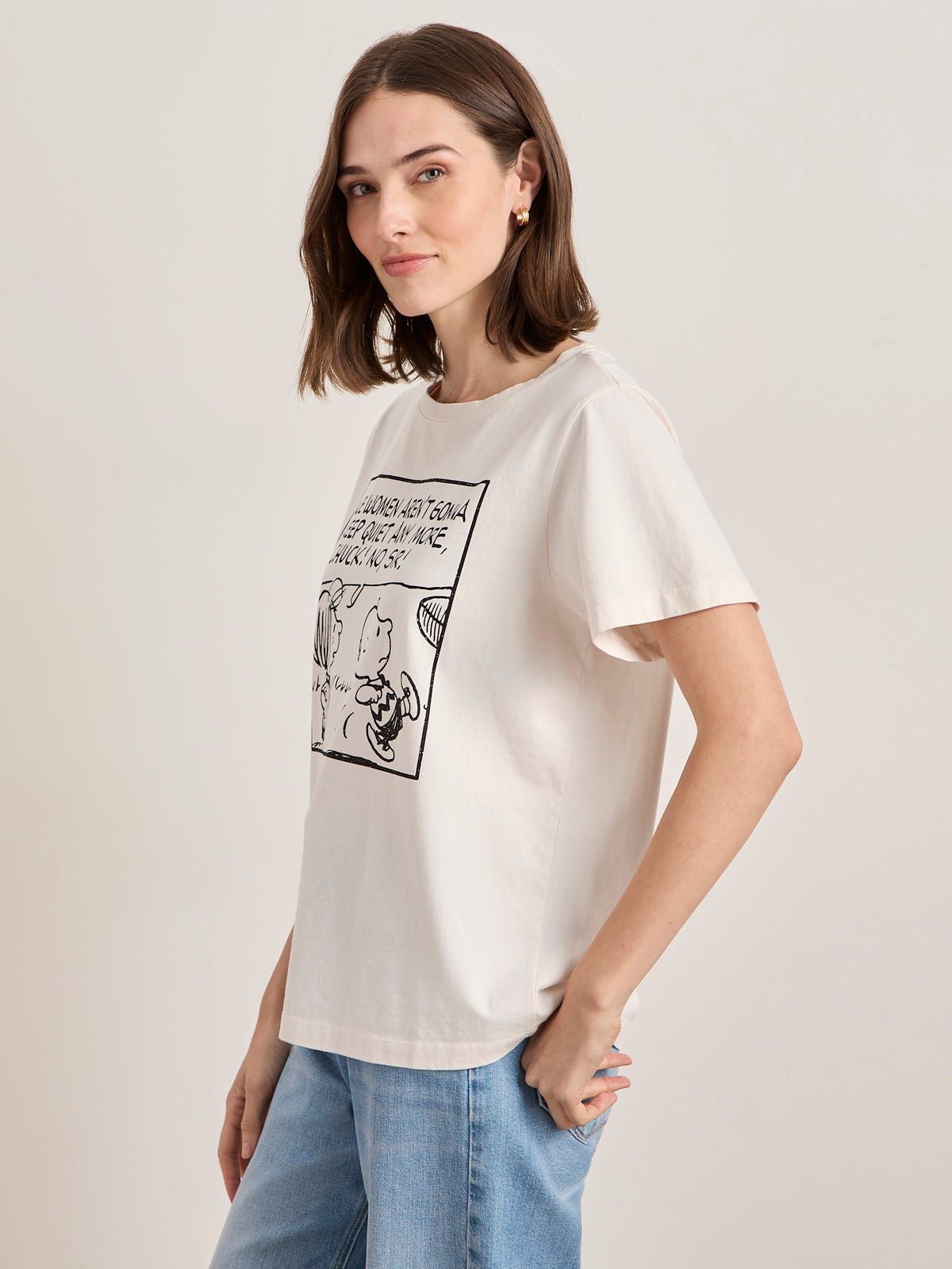 Sanctuary Clothing Hot Sale - AREN'T GONNA KEEP QUIET TEE PINK MILK