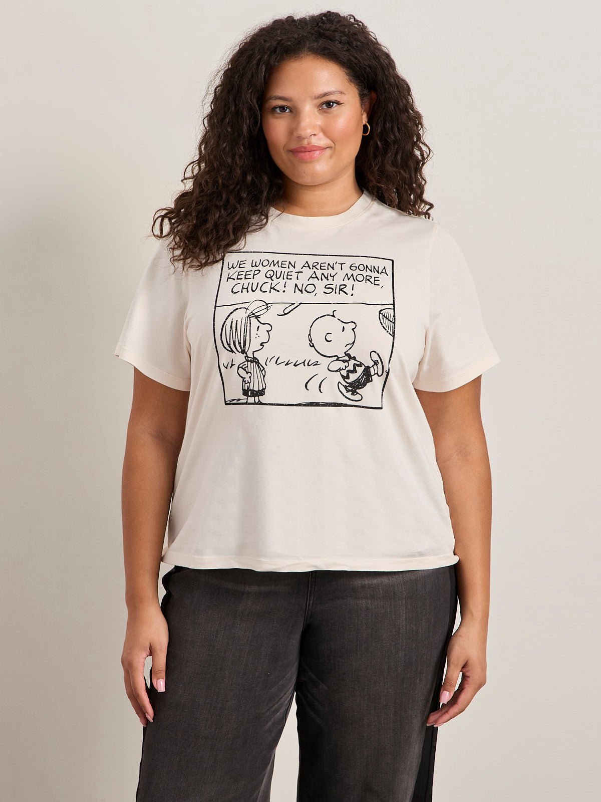 Sanctuary Clothing Hot Sale - AREN'T GONNA KEEP QUIET TEE PINK MILK