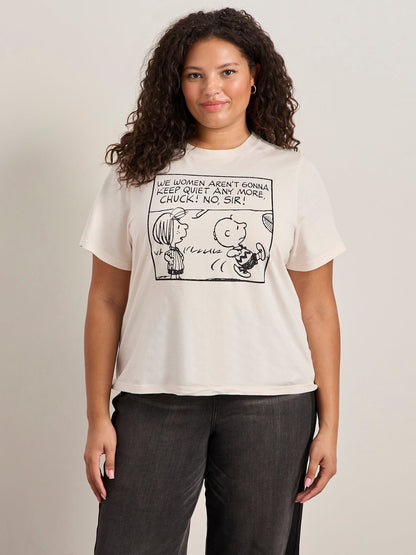 Sanctuary Clothing Hot Sale - AREN'T GONNA KEEP QUIET TEE PINK MILK