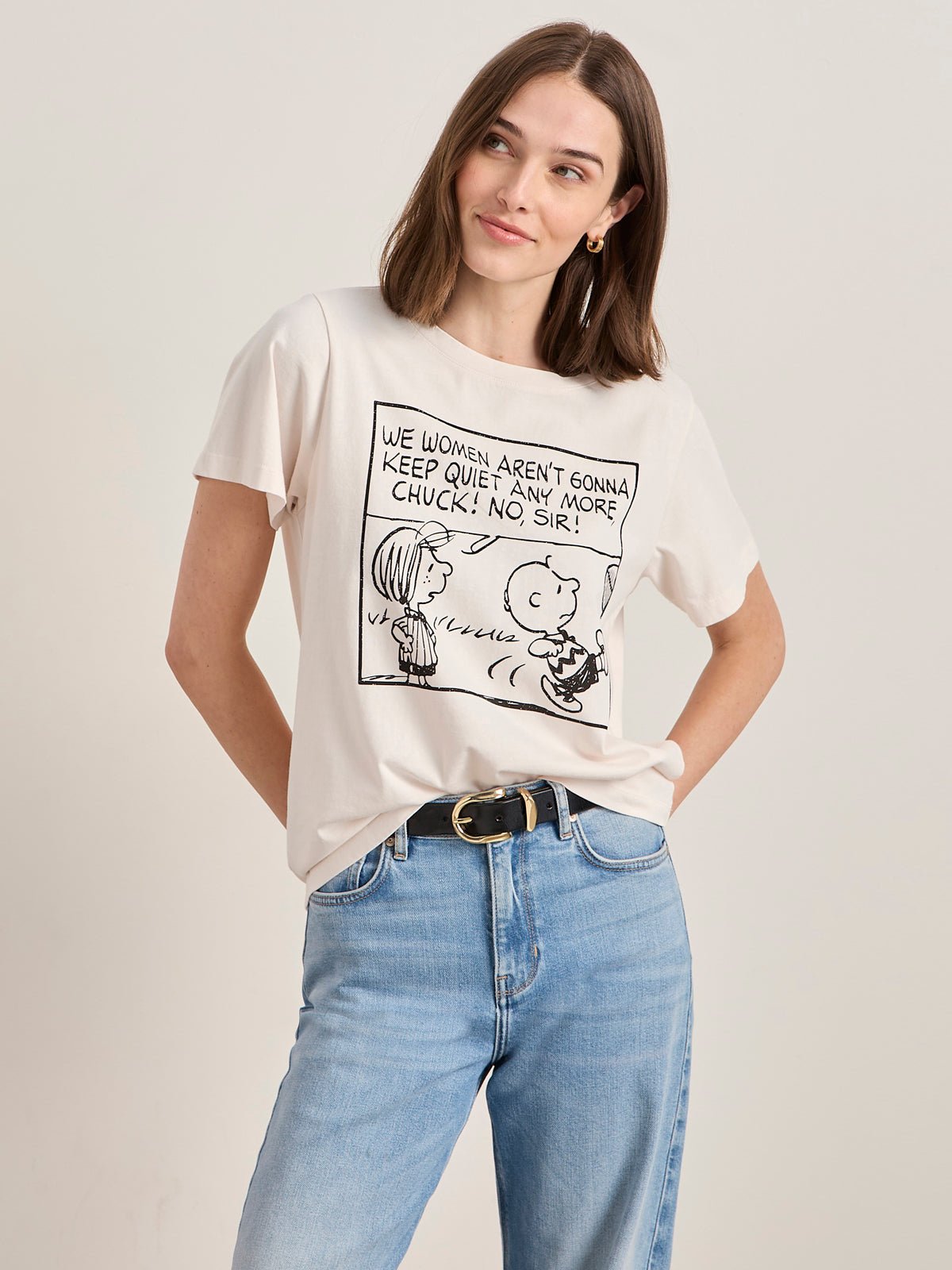 Sanctuary Clothing Hot Sale - AREN'T GONNA KEEP QUIET TEE PINK MILK