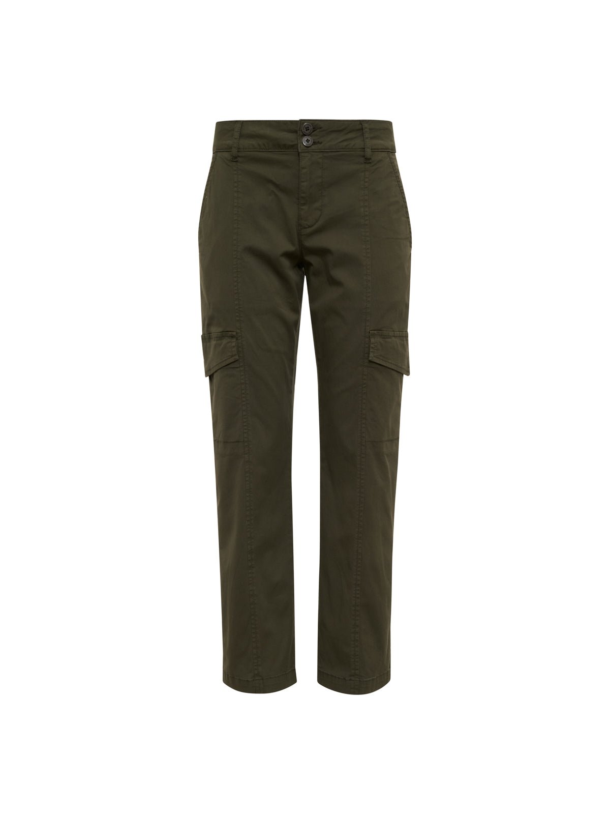 Sanctuary Clothing Quality - Rebel Straight Crop Pant Fatigue Extended Sizing