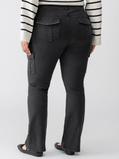 Sanctuary Clothing New - Sculpted Hayden Bootcut Standard Rise Pant Black Extended Sizing